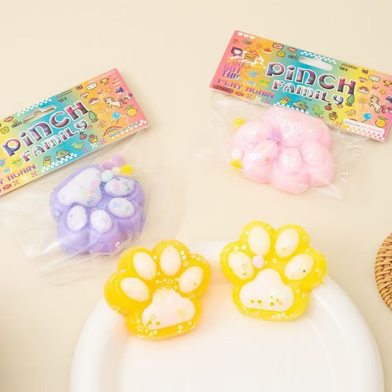 Celebridades de Internet con las mismas garras de gato fluidas amasar actividades de graduación pequeños regalos niños nuevos regalos para descomprimir la bola de ventilación