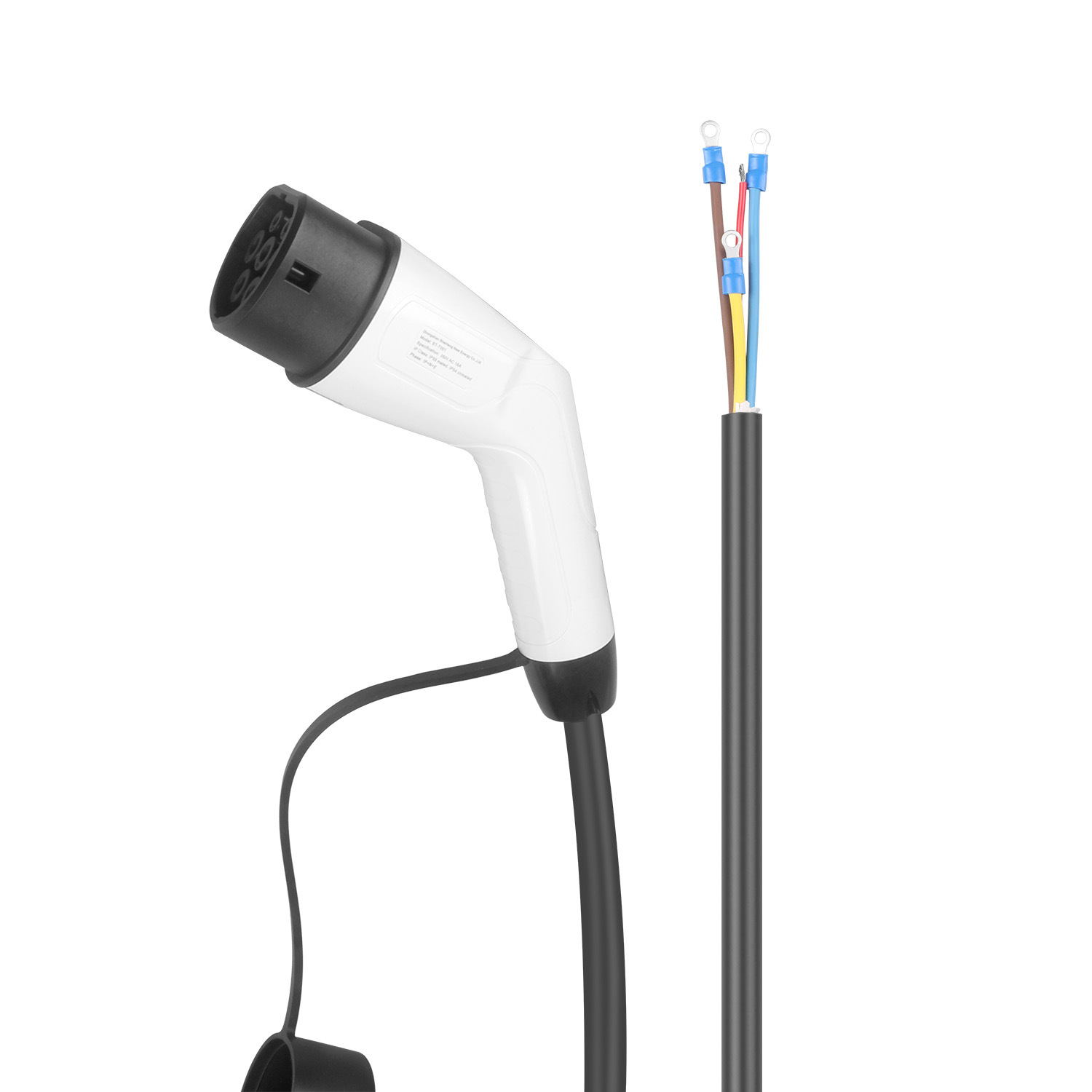 St-E402 16A/32A New Energy Electric Vehicle Charger European Standard Type2 Charging Gun Head + Cable 3m/5m