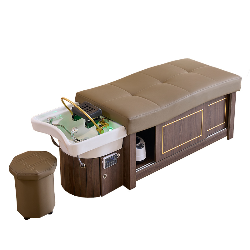 Calentador de agua de fumigación para masaje de cabello, salón de belleza, lavado de cabello de circulación de agua, temperatura constante, salón de peluquería, champú especial para cabello