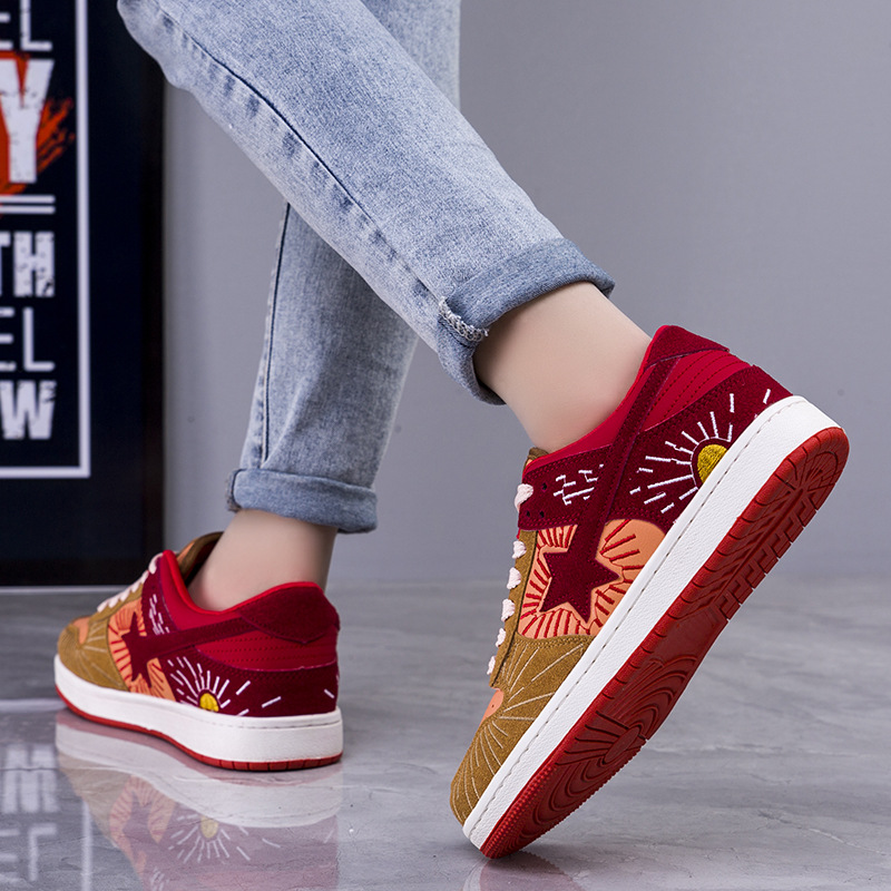 Modische Herren Freizeitschuhe Meteor Design Für Paare Rot_voghion.com