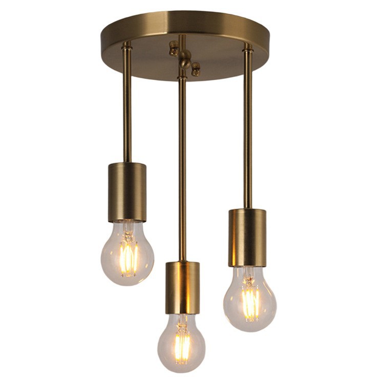 Transfronterizo amazónica simple lámpara de techo de tres extremos comedor dormitorio estudio sala de estar lámpara de lámpara de lámpara de lámpara de escalera