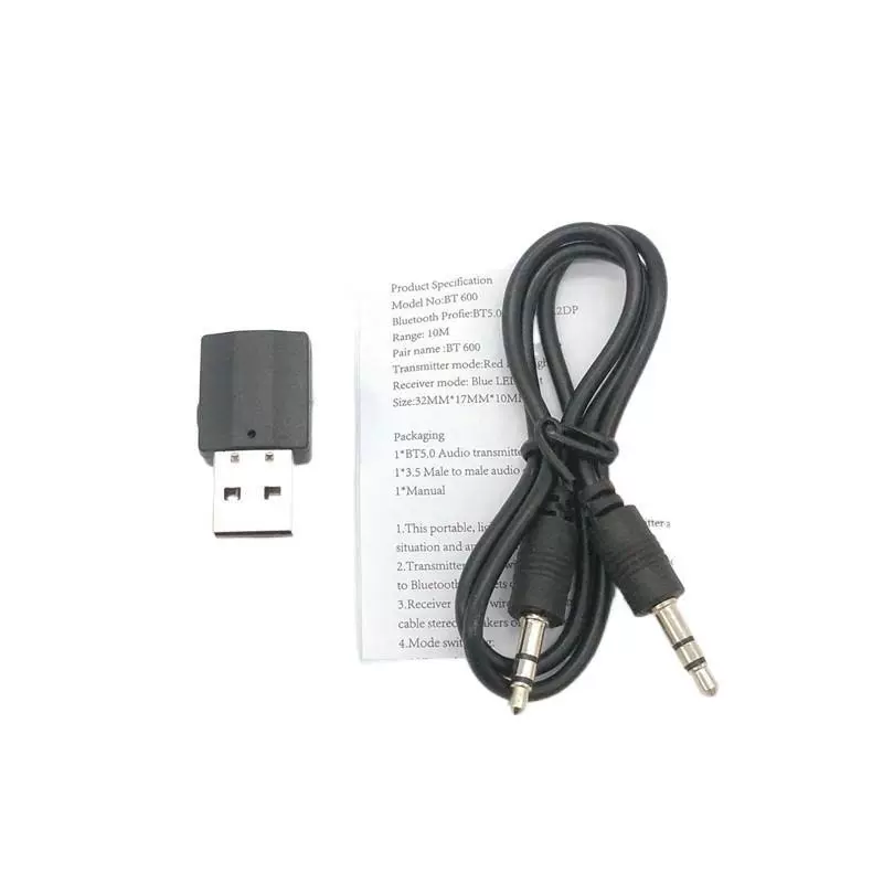 BT600 Bluetooth transmitter two -in -one computer TV multimedia audio emission Bluetooth receiver