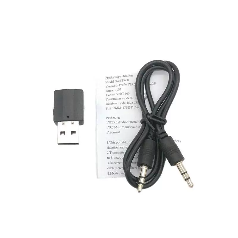 BT600 Bluetooth transmitter two -in -one computer TV multimedia audio emission Bluetooth receiver