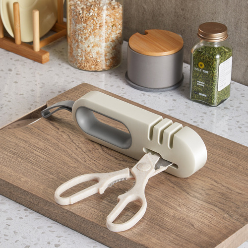Knife sharpener household quick sharpening artifact kitchen multi-functional scissors kitchen knife ultra-fine knife fixed angle sharpener