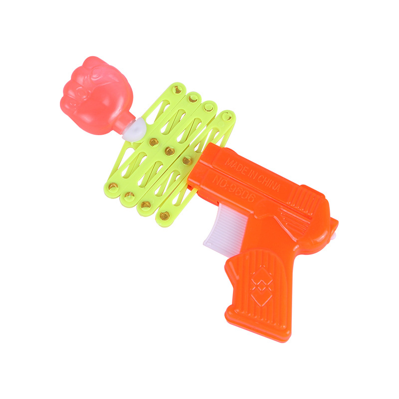 Magia de puño retráctil pistola elástica de resorte juguetes para niños después de los 80 nostálgicos y divertidos juguetes pequeños al por mayor