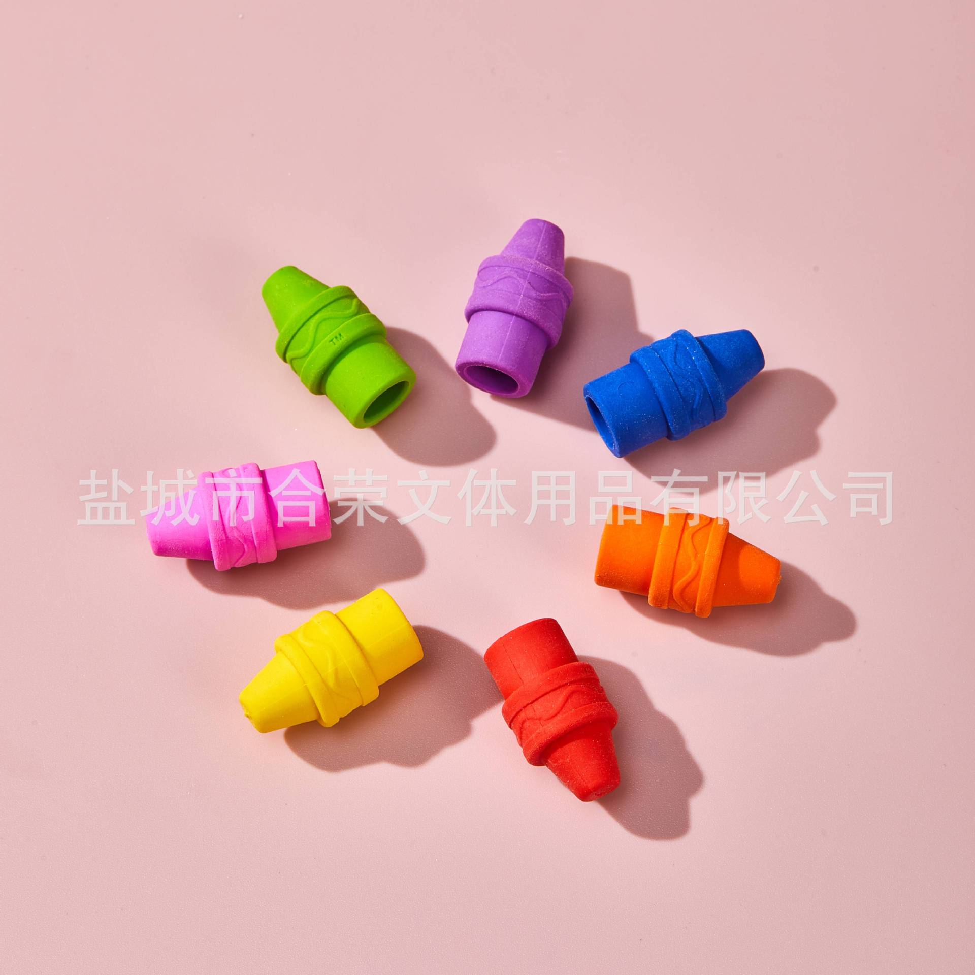 Capas de borracha reemplazables antiperdidas, capas de lápiz limpias sin dejar rastros, suministros creativos para estudiantes