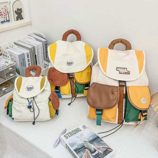 Children's Bags, Cute Primary School Students' Backpacks, Large-Capacity Travel Lightweight Small Backpacks, Boys and Girls' Schoolbags, Cross-Border