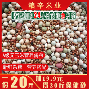 10kg Pigeon Food Corn-Free Pigeon Food Nutritional Feed Bird Food Homing Pigeon Ornamental Pigeon Meat Pigeon Young Pigeon Adult Pigeon Food