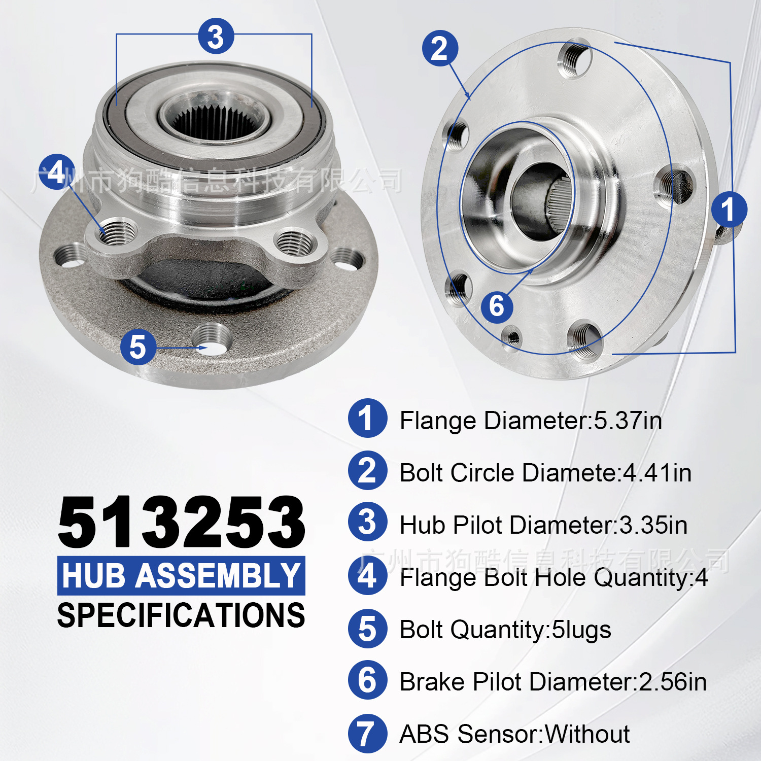 Manufacturer Wholesale Suitable for Volkswagen Jetta 2005-2018 Car Wheel Hub Bearing 1k0407621g