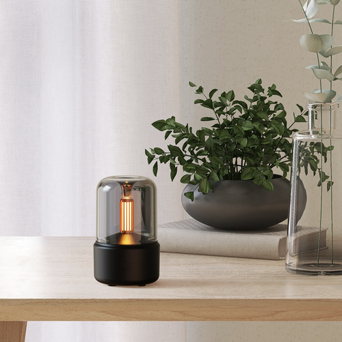 Cross-border new creative candlelight aromatherapy machine usb desktop atmosphere candlelight household air humidifier factory