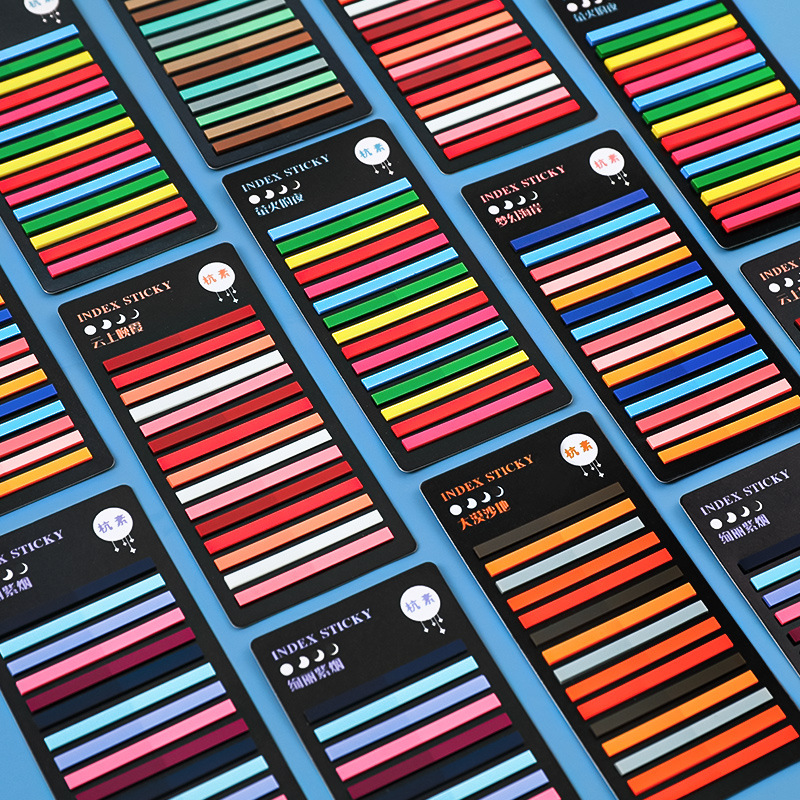 ✅Korean version of colorful ultra-fine index stickers