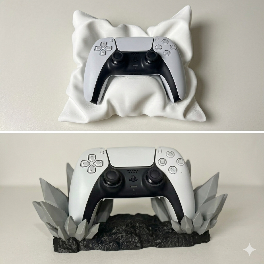 PS4PS5 Xbox Gamepad Stand Switch Almacenamiento Base Decoración de escritorio Consola de juegos Compatible Creatividad