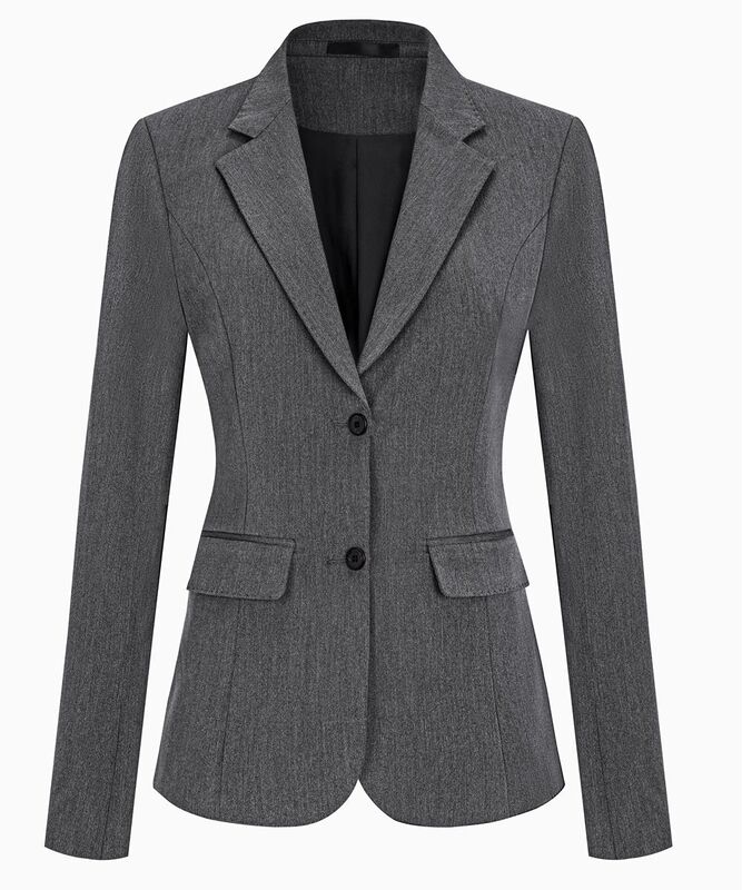 21 autumn and winter thickened stretch dark gray small suit jacket men's and women's same two-button long-sleeved overalls suit for women 21 autumn and winter thickened stretch dark gray small suit jacket men's and women's same two-button long-sleeved overalls suit for women