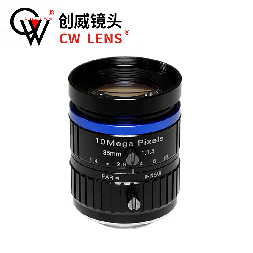 工业镜头 C接口 10MP 35mm 手动光圈1英寸 创威视讯镜头CW LENS|ms