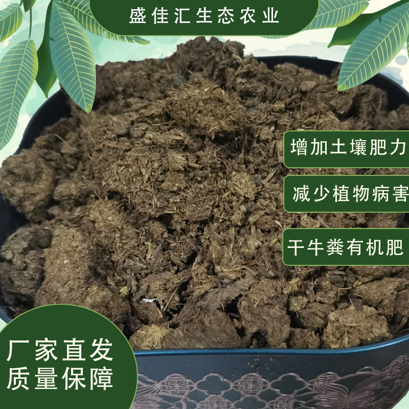 纯干牛粪风干牛粪有机肥土壤改良牛粪有机肥农作物通用纯干牛粪快
