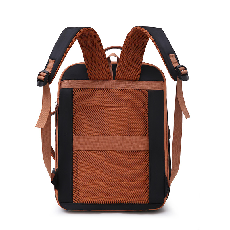 Nueva mochila de viaje de gran capacidad, resistente al agua y al desgaste, mochila de computadora simple informal, bolso de viaje de moda ligero