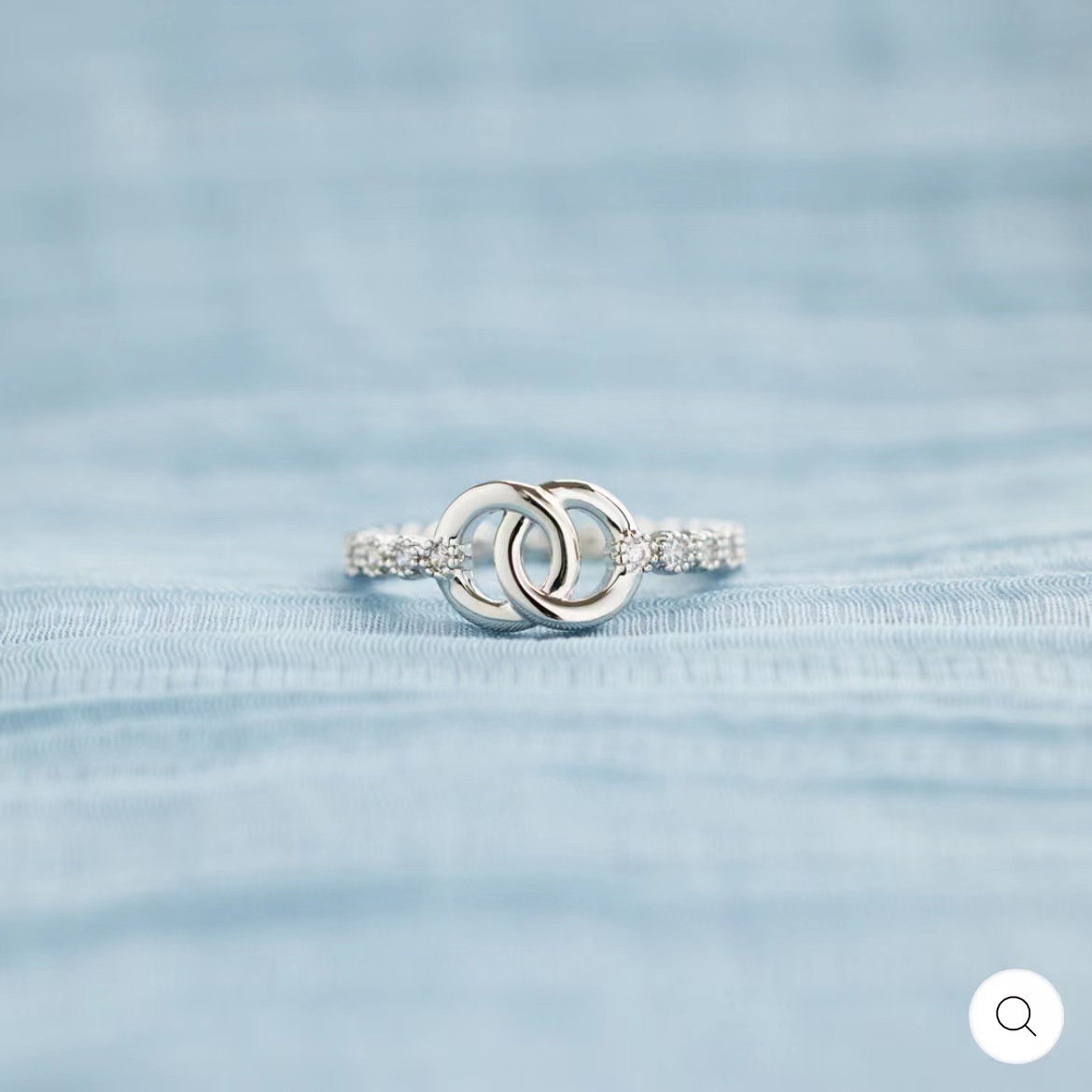 Elegant Solid Color Copper Plating Rings