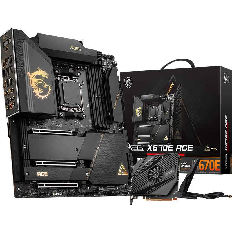 Материнская плата AMD MSI MEG X670E ACE, совместима с AM5