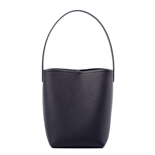 New 24 Spring Collection Wholesale Large Capacity Water Bucket Bag Ins Blogger Live Top Layer Leather Single Shoulder Bag Medium Women's Bag