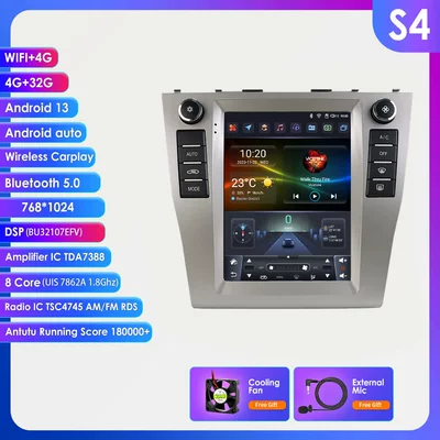 Bluetooth Vertical Screen Navigation – DVD Navigation - 432g-wifi4g-lte-version-7862-carplay-eight-core-97inch-suitable-for-06-11-toyota-camry
