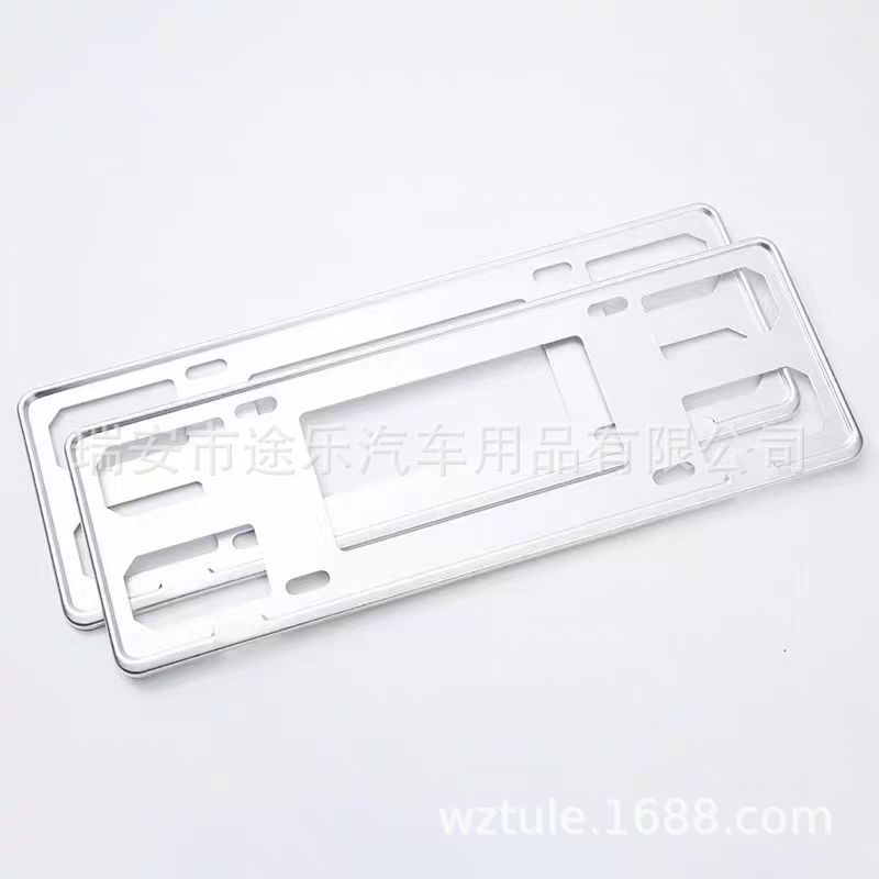 Factory direct supply new traffic regulations aluminum alloy Volkswagen special car license plate frame multi-purpose license plate bracket number plate bracket modification wholesale 