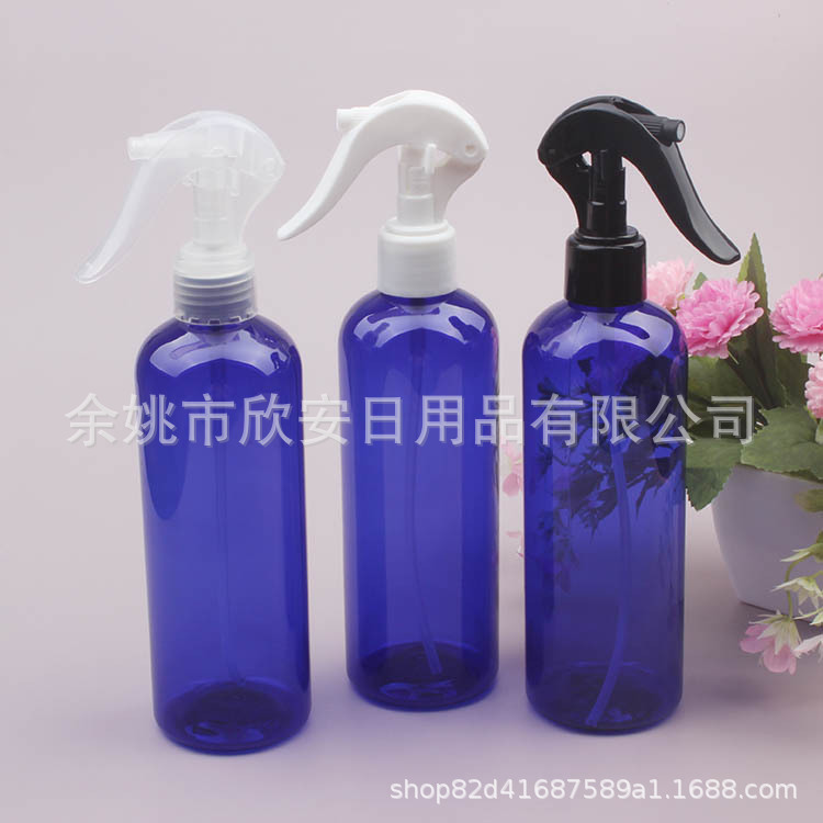 300ml蓝色小老鼠喷雾瓶PET喷雾瓶300ML手压喷壶酒精喷瓶浇花瓶