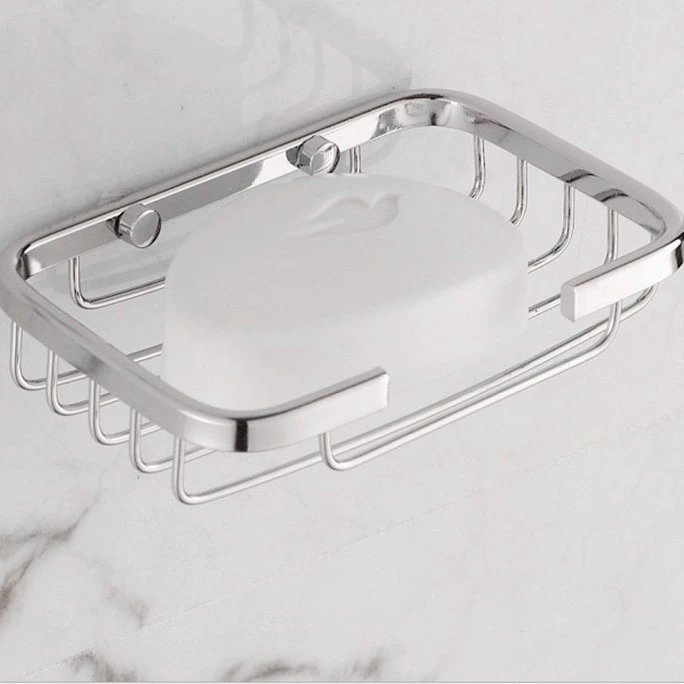 Square soap holder stainless steel, pendant