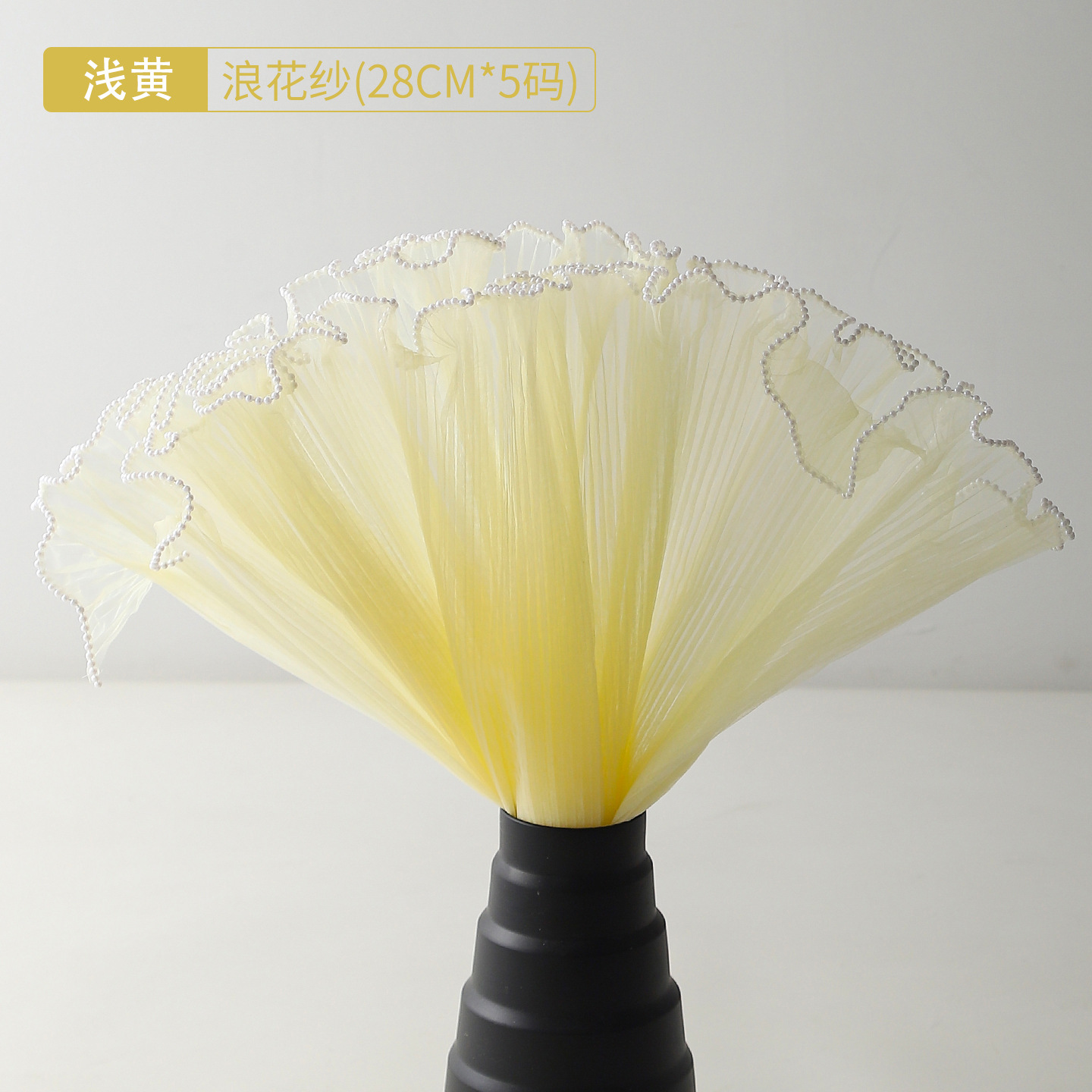 Malla de Encaje para Envolver Flores de Gasa, Decorativo para Ramos de Flores y Floristería