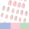 Nail stickers for manicure, fake nails for nails, four colors, french style, wholesale