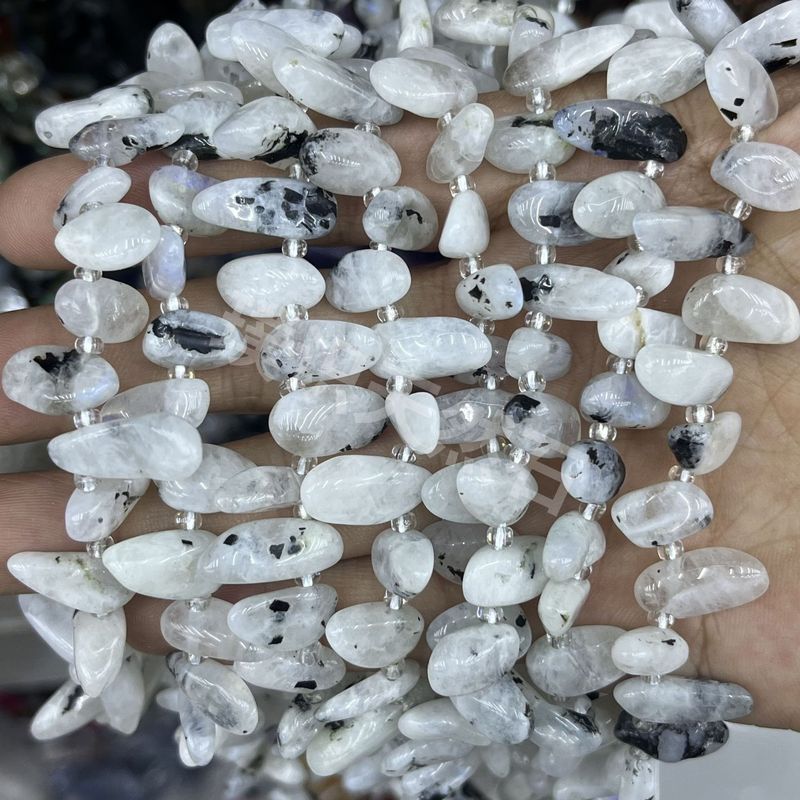 不规则长牙碎石天然石紫晶水晶玛瑙隔珠半成品DIY饰品手链配件|undefined
