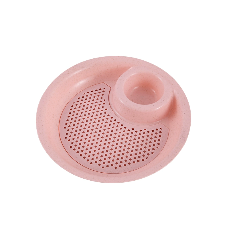 Home Dumpling Drive Double -Laying Plate with Vinegar Dumps for Dumplings Special Disk Creative Multifunctional Dumpling Dumpling Plastic