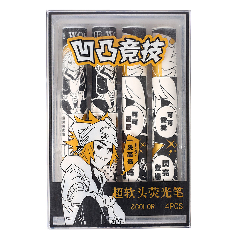 Bolígrafo resaltador de alto valor Bolígrafo clave de marcado de color Morandi