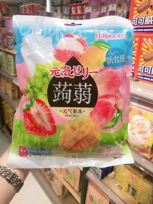 Millennium Park Konjac jelly Bagged 500g Independent Packaging 6 flavor Vitality jelly snacks wholesale