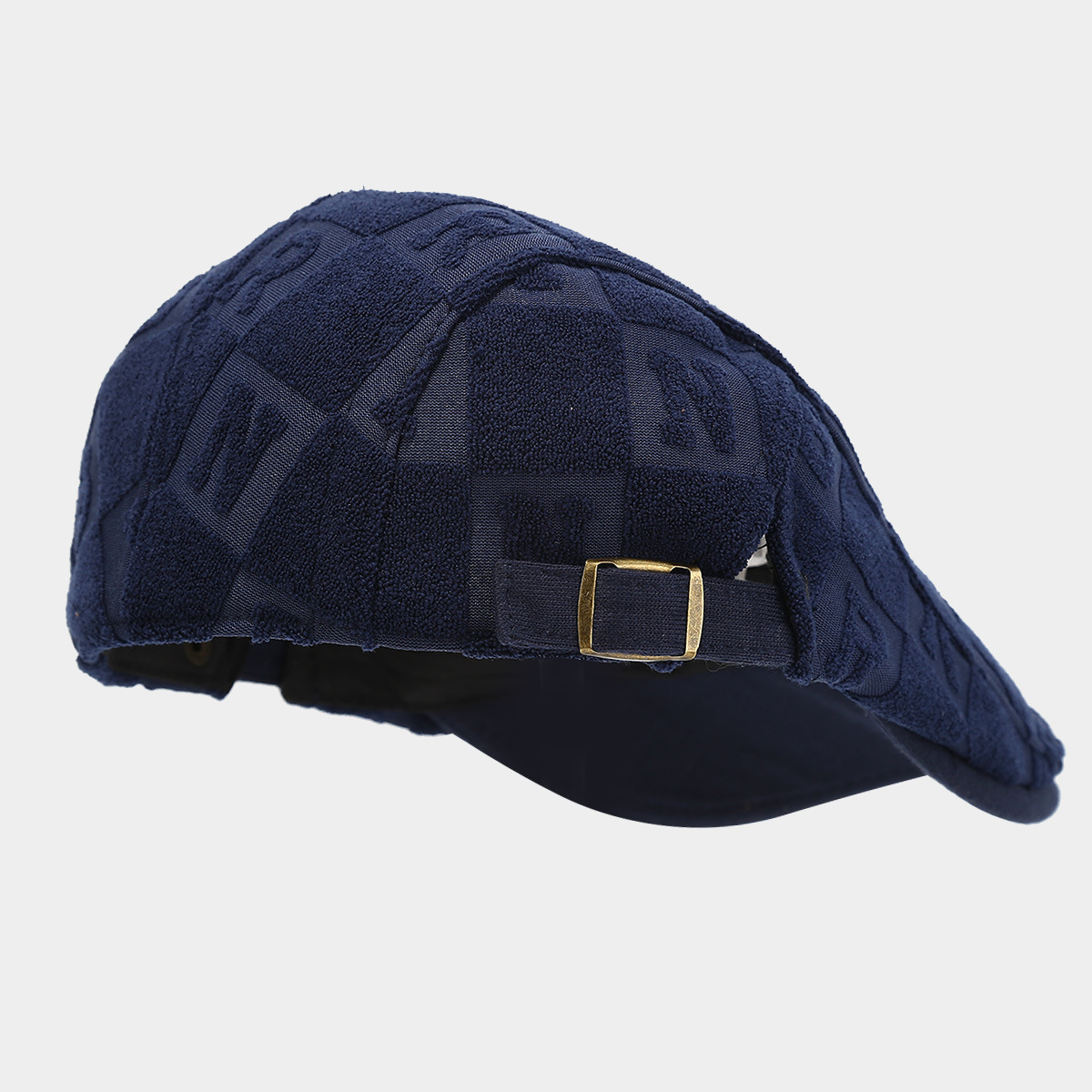 Moda europea y americana retro letras hacia adelante sombrero hombre literatura y arte casual Boina inglesa pareja herramienta de bisel corto sombrero de lengua de pato