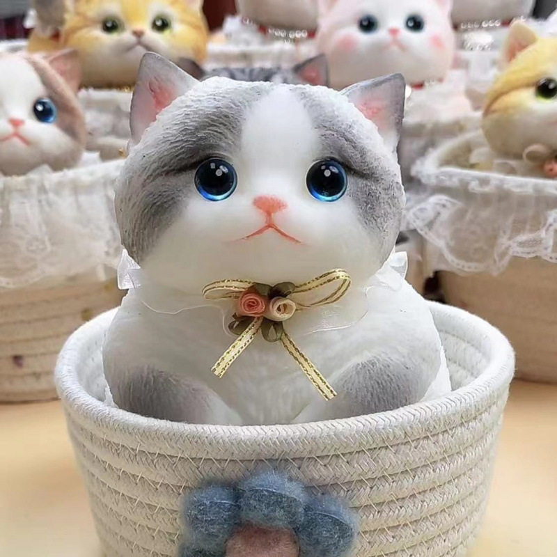 正版猫猫捏捏乐食品级硅胶材质解压玩具创意礼品猫猫萌宠硅胶捏捏|undefined