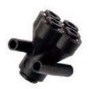 3144 04 06 LEGRIS五通接头 31440406 DN4-DN6 乐可利Y型五通接头