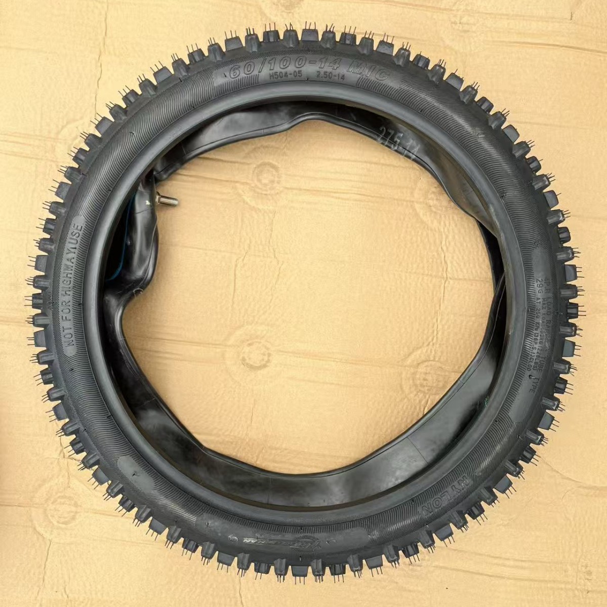 直发两轮越野摩托车内外胎轮胎60/100-14寸高齿电动车橡胶前胎