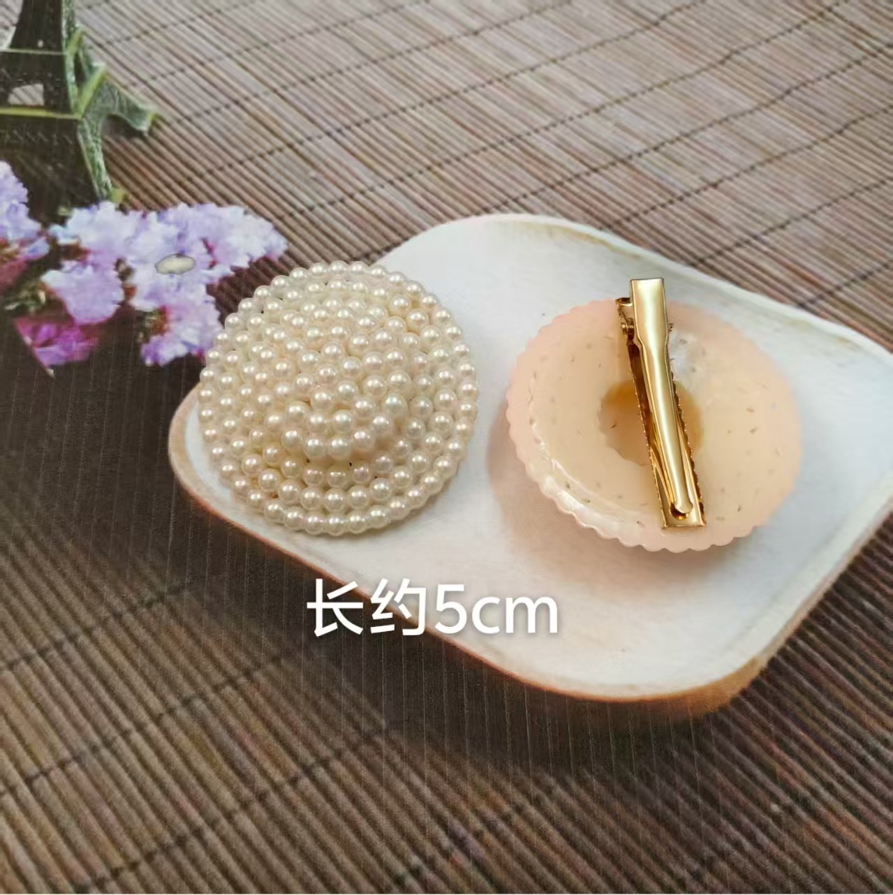 Wholesale Large Shark Clip Hair Accessories Pearl Hair Clips High-End Ponytail Clips Hair Clips Peach Heart Small Claw Clips Hat Accessories