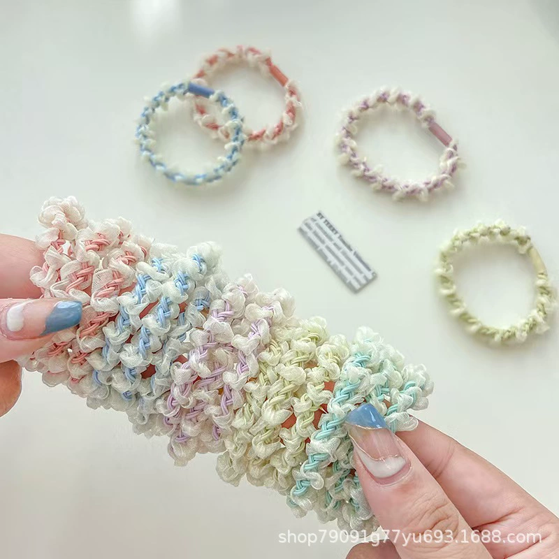 Супер фея резиновая лента для волос с высокой эластичной прочной веревкой для головы нейлоновая пряжа сетчатая кукла аксессуары для украшения волос