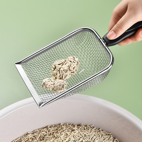 Factory direct supply metal cat litter shovel pet supplies cat poop shovel bentonite cat litter shovel cleaning tool