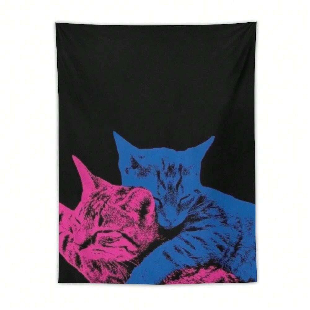 Funny tapestry, polyester, cat, Amazon