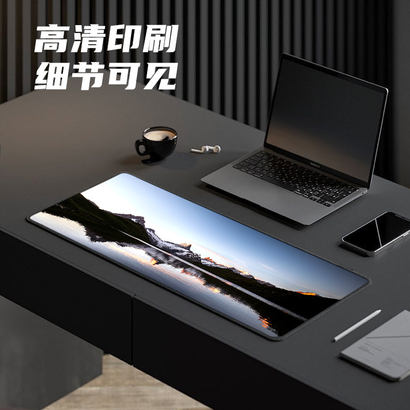 風景の大きいサイズの厚いロックの辺のマウスのパッドの簡単なゲームの電気競争のキーボードのパッドの事務のテーブルのパッドのマウスのパッド|undefined