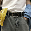 Men's trend fashionable universal belt for elementary school students, jeans for leisure, trousers, Korean style