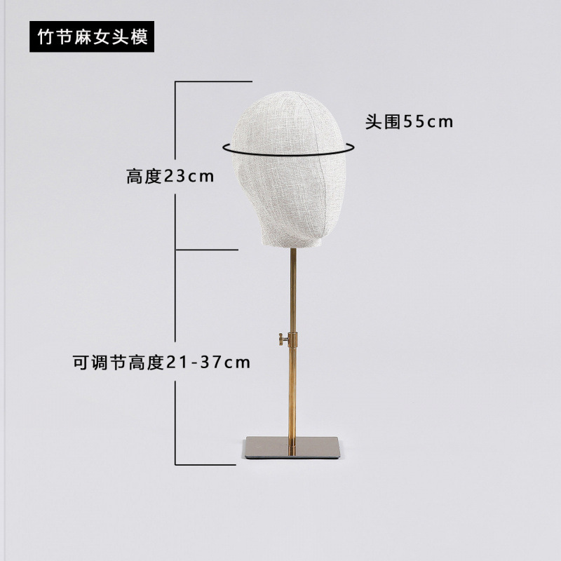 Sombreros de bambú, muñecas de cabeza, accesorios, tiendas de ropa, pelucas para hombres y mujeres, joyas de cabeza, muñecas de cabeza, estantes de exhibición, estantes de ventanas image 12
