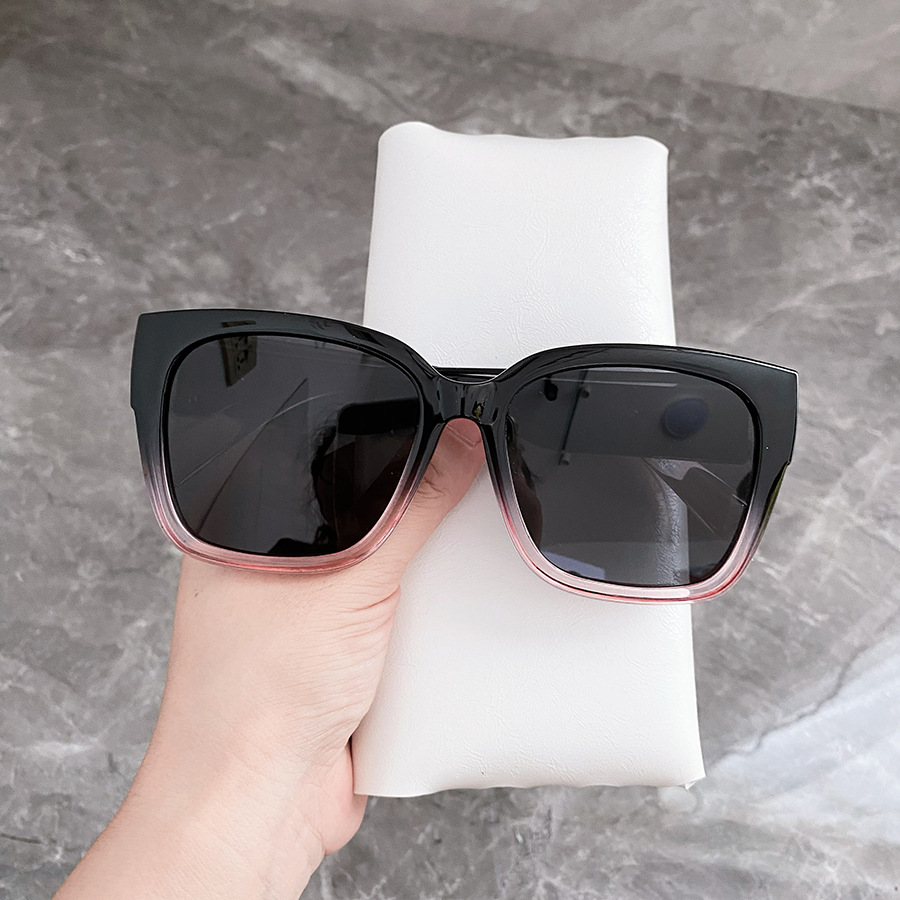 Gradient Polarized Sunglasses For Women Large Square Frame Sport_voghion.com