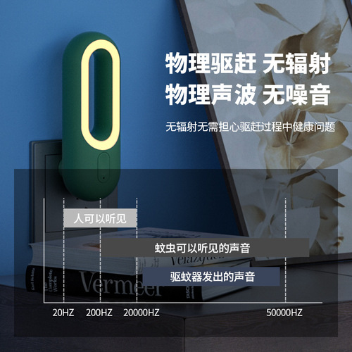  Yidu New Physical Mosquito Killing Artifact Buzz Mosquito Repellent Home Mosquito Killing Lamp Wholesale Ultrasonic Mosquito Repellent Lamp