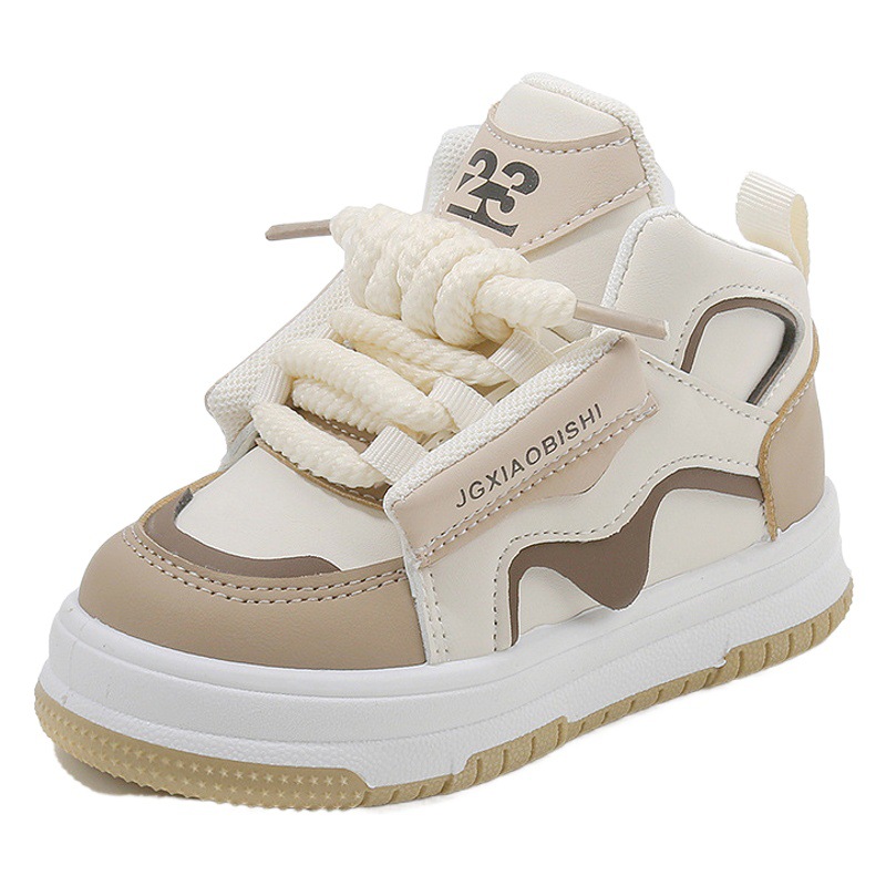 Children's Sneakers 2026 Spring and Autumn Boys' Casual High-Top Sneakers Girls' Loafers Dopamine Baby Dad Shoes