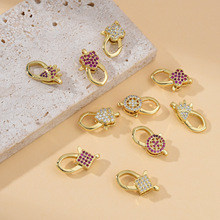 18K����΢����r������ɫ�ʯ��껨�����朿�diy���Ώ��ɿ�