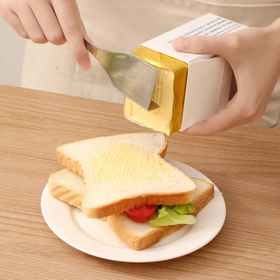 Stainless steel butter cutter multi-function measuring cheese cheese cutter bread oiling machine kitchen baking tool