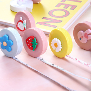 Creative Cute Cartoon Portable Soft Tape Measure 1.5m Dual Specification Clothing Measuring Tape Small Leather Tape Wholesale